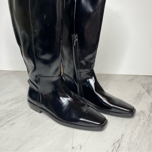 Sam Edelman Cesar Black Tall Athletic Fit Riding Boot 8 - Picture 10 of 15